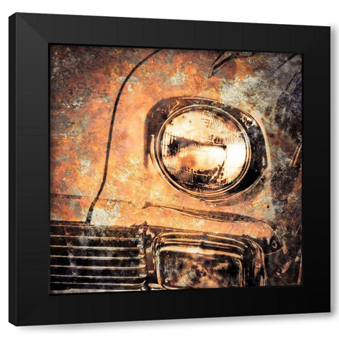 Rusted Car 1 Black Modern Wood Framed Art Print by Greene, Taylor