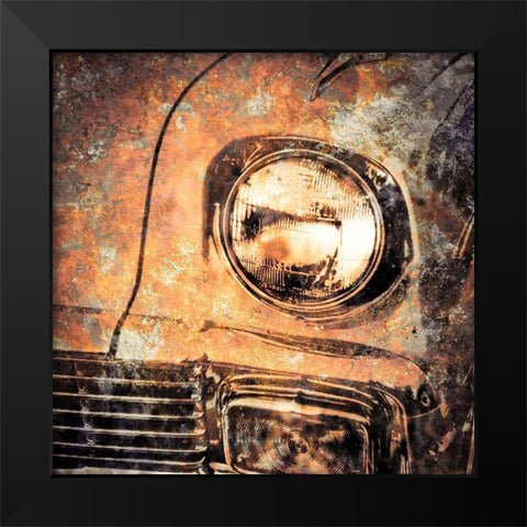 Rusted Car 1 Black Modern Wood Framed Art Print by Greene, Taylor