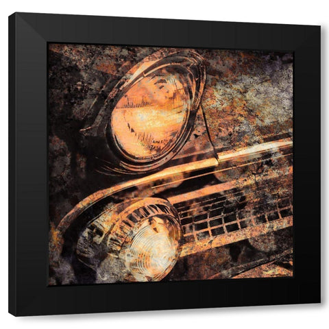 Rusted Car 3 Black Modern Wood Framed Art Print by Greene, Taylor