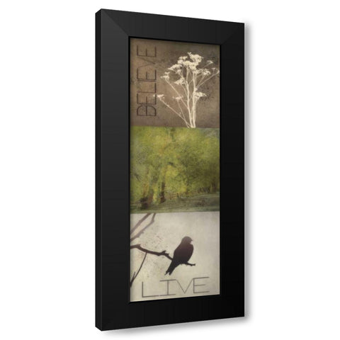 SIlhouette Beauty  A Black Modern Wood Framed Art Print by Greene, Taylor