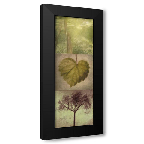 SILHOUETTE BEAUTY  B Black Modern Wood Framed Art Print by Greene, Taylor