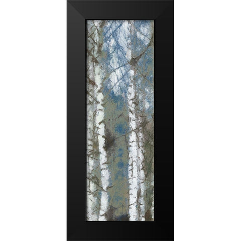 Birch Scape 1 Black Modern Wood Framed Art Print by Greene, Taylor