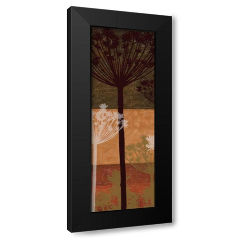 SUMMER BREEZE SPICE A Black Modern Wood Framed Art Print by Greene, Taylor