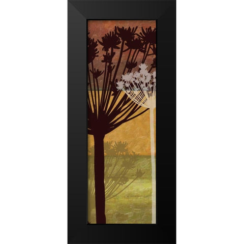 SUMMER BREEZE SPICE D Black Modern Wood Framed Art Print by Greene, Taylor