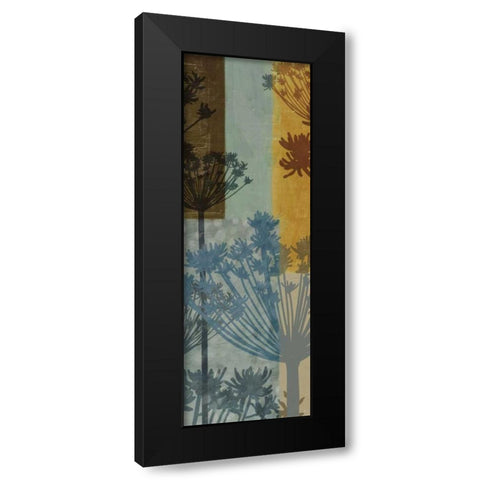 SUMMER BREEZE B Black Modern Wood Framed Art Print with Double Matting by Greene, Taylor