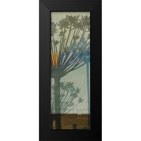 SUMMER BREEZE D Black Modern Wood Framed Art Print by Greene, Taylor