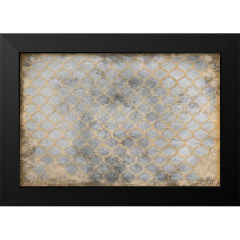 METALLIC Black Modern Wood Framed Art Print by Greene, Taylor