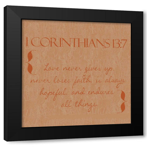 Tango Love Black Modern Wood Framed Art Print with Double Matting by Greene, Taylor