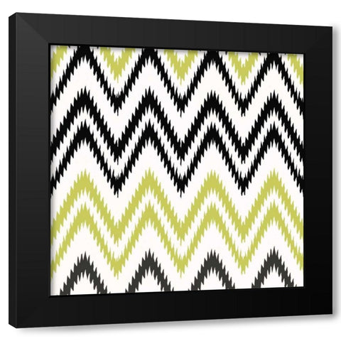 Lime Chevy 1 Black Modern Wood Framed Art Print by Greene, Taylor