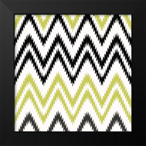 Lime Chevy 1 Black Modern Wood Framed Art Print by Greene, Taylor