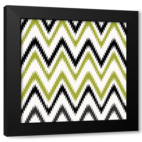 Lime Chevy  2 Black Modern Wood Framed Art Print by Greene, Taylor