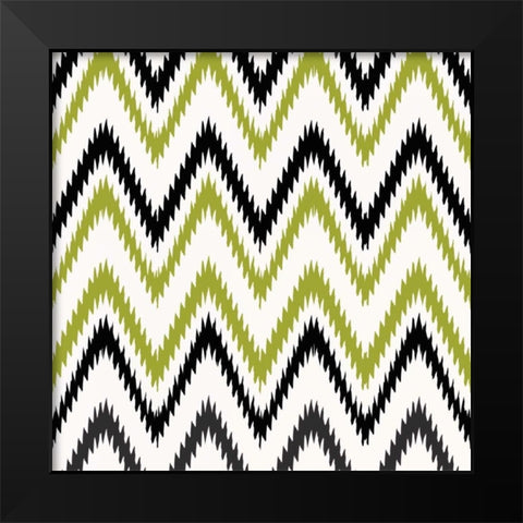 Lime Chevy  2 Black Modern Wood Framed Art Print by Greene, Taylor