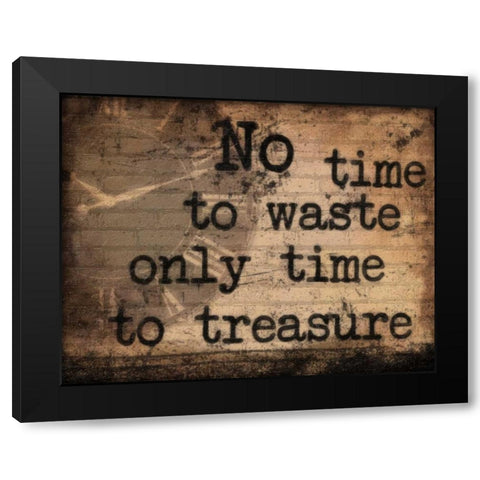 Waste Black Modern Wood Framed Art Print by Greene, Taylor