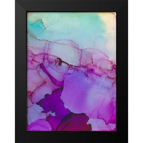 Aurora Black Modern Wood Framed Art Print by Troisi, Jonny