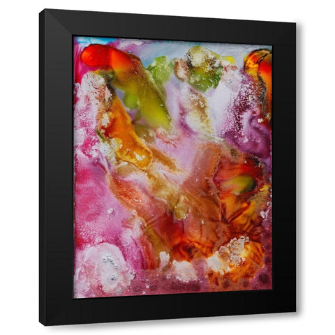 Feed Me To The Waves Black Modern Wood Framed Art Print by Troisi, Jonny