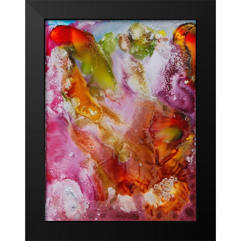 Feed Me To The Waves Black Modern Wood Framed Art Print by Troisi, Jonny