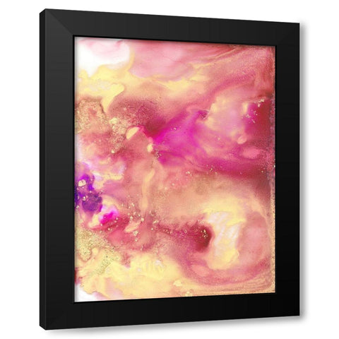 Feed Me To The Waves Black Modern Wood Framed Art Print by Troisi, Jonny