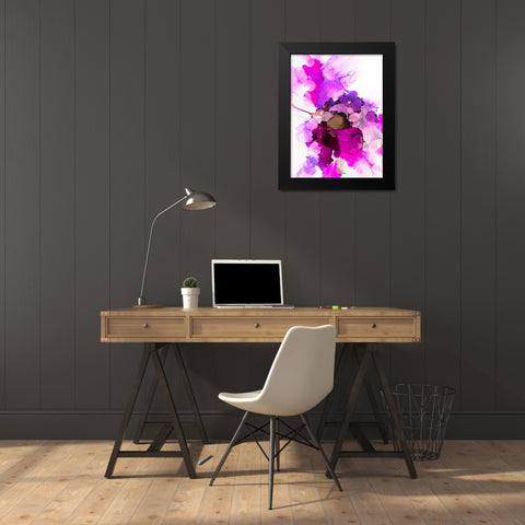 Wavering Radiant 2 Black Modern Wood Framed Art Print by Troisi, Jonny