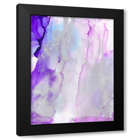 Super Nova Black Modern Wood Framed Art Print with Double Matting by Troisi, Jonny