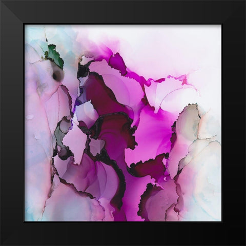 Whisper Black Modern Wood Framed Art Print by Troisi, Jonny
