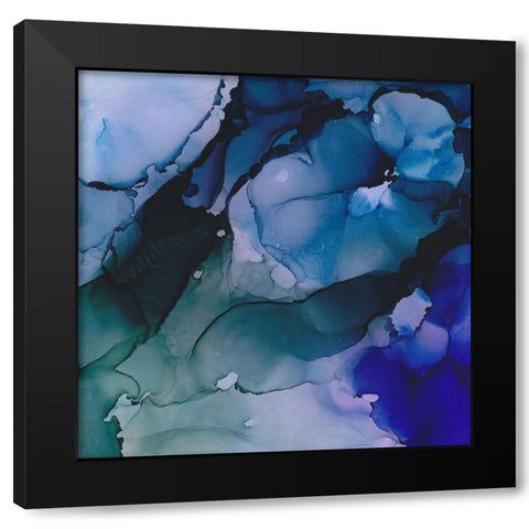 Fractured Belief Black Modern Wood Framed Art Print by Triosi, Johnny