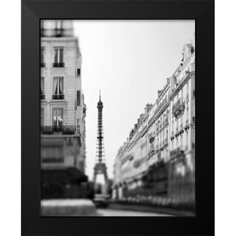 Dawn Paris Black Modern Wood Framed Art Print by Telik, Tracey