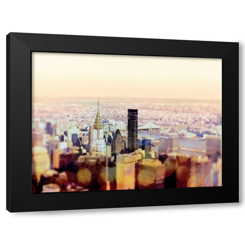 Yesterday NYC Black Modern Wood Framed Art Print by Telik, Tracey