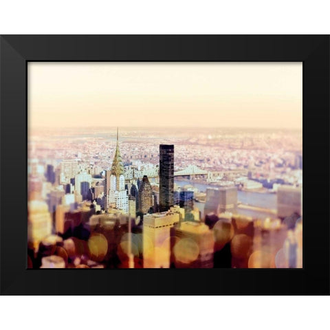 Yesterday NYC Black Modern Wood Framed Art Print by Telik, Tracey