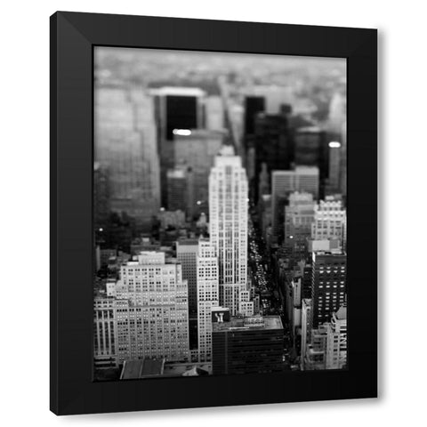 Fifth Ave NYC Black Modern Wood Framed Art Print by Telik, Tracey