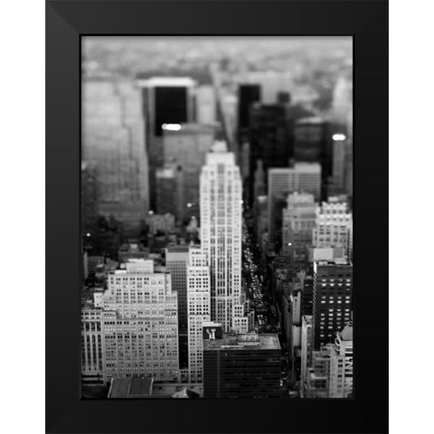 Fifth Ave NYC Black Modern Wood Framed Art Print by Telik, Tracey