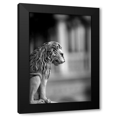Leone Black Modern Wood Framed Art Print with Double Matting by Telik, Tracey