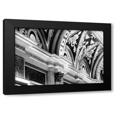 Venetian detail Black Modern Wood Framed Art Print with Double Matting by Telik, Tracey