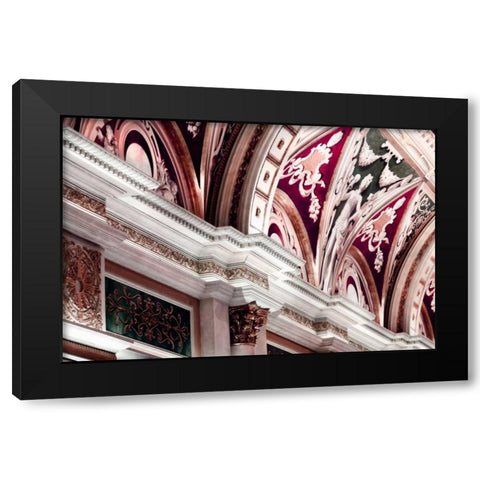 Venice detail Black Modern Wood Framed Art Print with Double Matting by Telik, Tracey