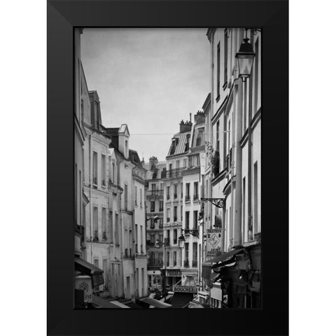 Between The Mouftard 1 Black Modern Wood Framed Art Print by Telik, Tracey