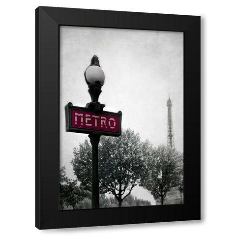 Metro Catching Black Modern Wood Framed Art Print with Double Matting by Telik, Tracey