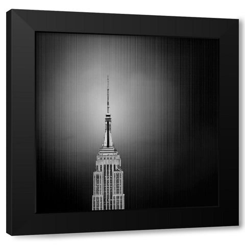 Golden Empire Spike 2 Black Modern Wood Framed Art Print with Double Matting by Telik, Tracey