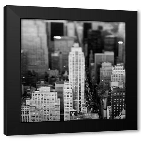 Fifth Ave NYC Black Modern Wood Framed Art Print by Telik, Tracey