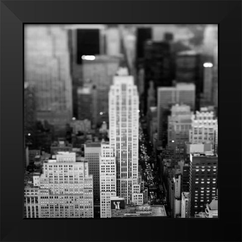 Fifth Ave NYC Black Modern Wood Framed Art Print by Telik, Tracey