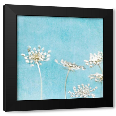 Queens Texture 40 Black Modern Wood Framed Art Print with Double Matting by Telik, Tracey
