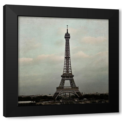 Eiffel Paris 2 Black Modern Wood Framed Art Print by Telik, Tracey