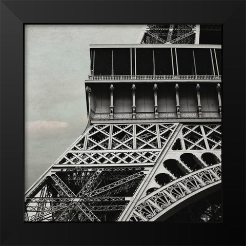 Eiffel Paris 3 Black Modern Wood Framed Art Print by Telik, Tracey