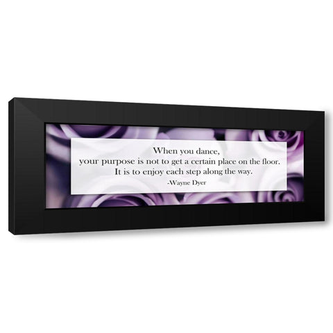 Panel Rose 2 Black Modern Wood Framed Art Print by Telik, Tracey