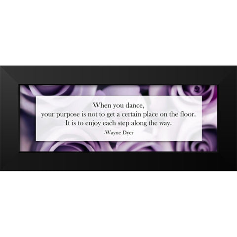 Panel Rose 2 Black Modern Wood Framed Art Print by Telik, Tracey