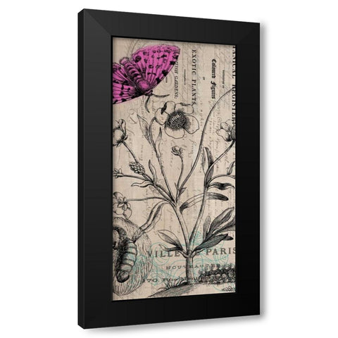 Botanical 9 Black Modern Wood Framed Art Print by Jordan, Elizabeth