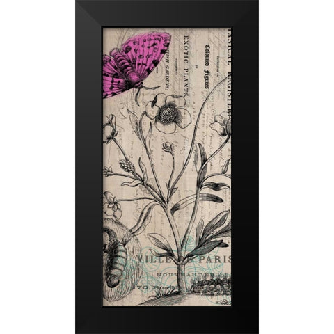 Botanical 9 Black Modern Wood Framed Art Print by Jordan, Elizabeth