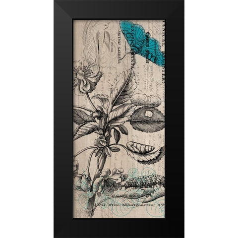 Botanical 10 Black Modern Wood Framed Art Print by Jordan, Elizabeth