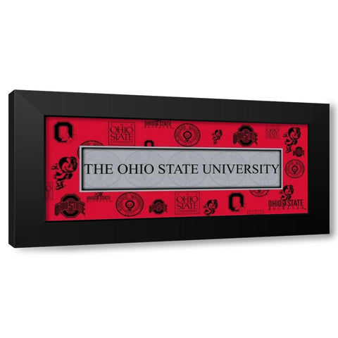 Ohio 2 Black Modern Wood Framed Art Print with Double Matting by Pazan, Tony