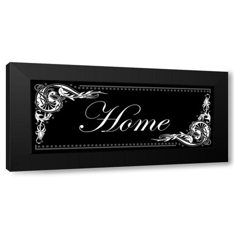 Home Black Modern Wood Framed Art Print with Double Matting by Pazan, Tony