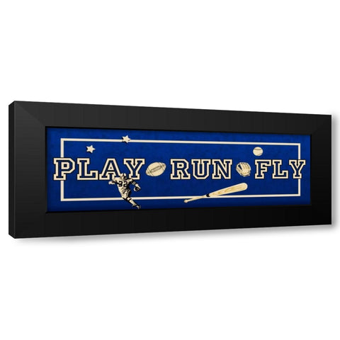 Play On Black Modern Wood Framed Art Print with Double Matting by Pazan, Tony