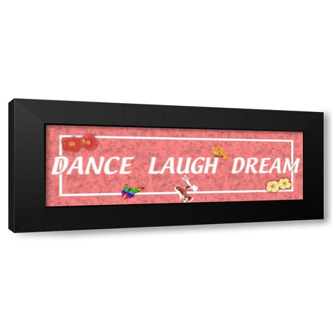 Live Life Black Modern Wood Framed Art Print by Pazan, Tony